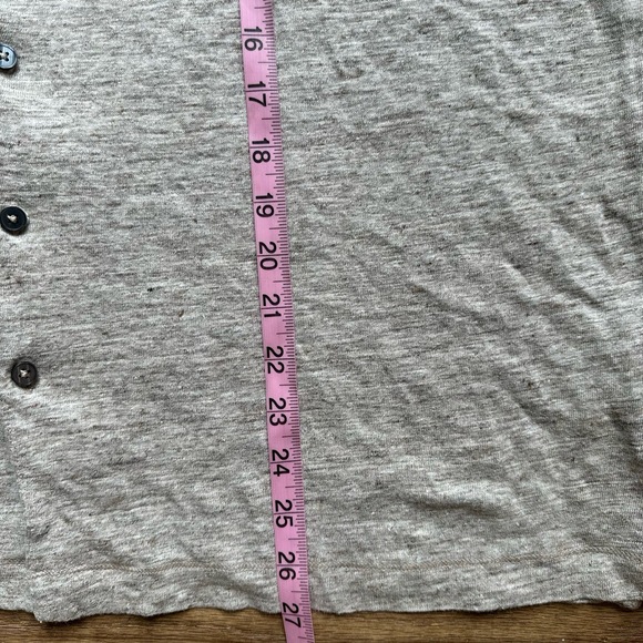 Banana Republic Linen Short Sleeve Resort Shirt Mens Size XL Beige Casual - Picture 5 of 7